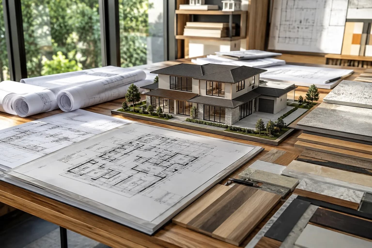 Architectural plans for Seattle new construction permits