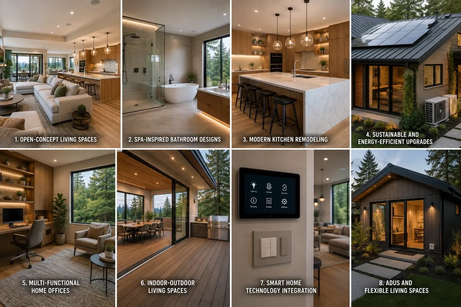 luxury homes with modern remodeling trends